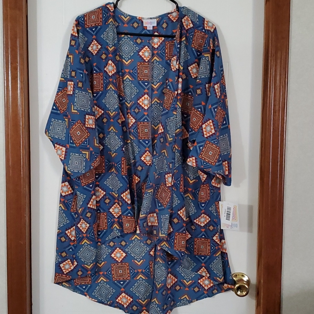 NWT Lularoe Aztec Lindsay Kimono - Medium